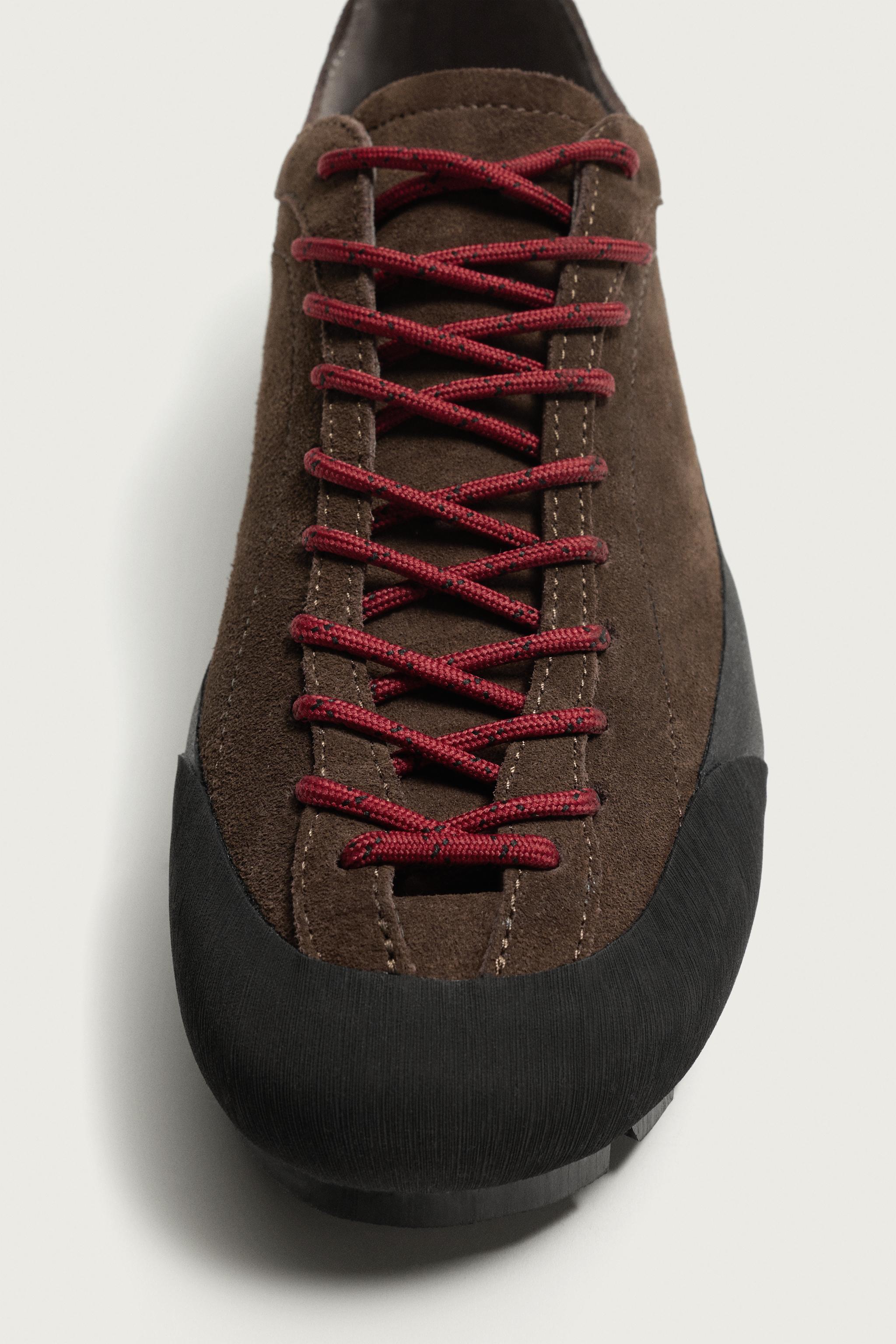 AARON LEVINE X ZARA LEATHER SNEAKERS